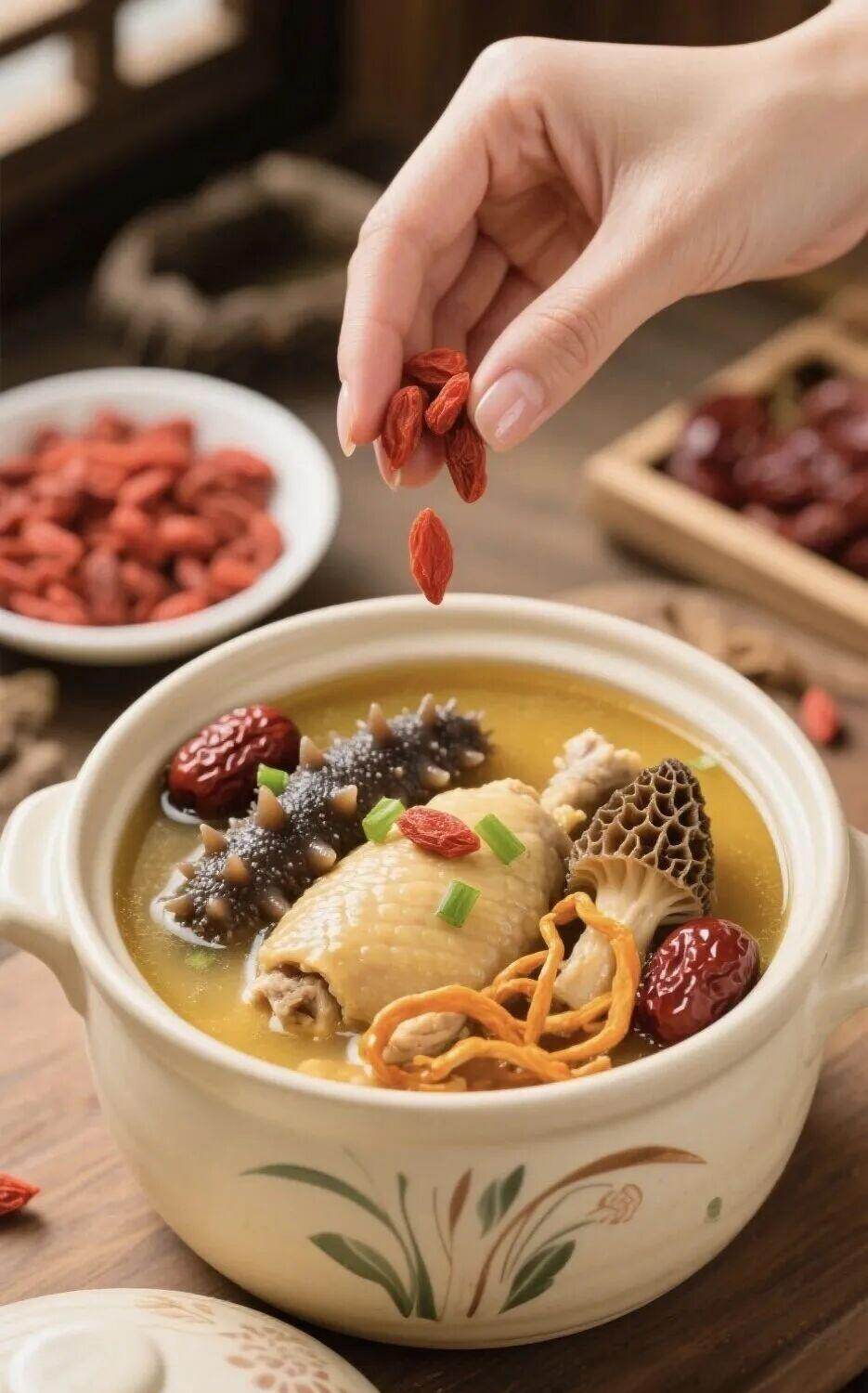 海参鸡汤