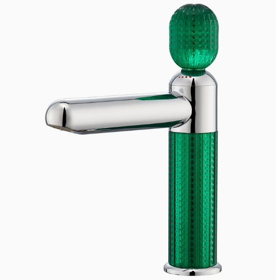 Bathroom Green Crystal