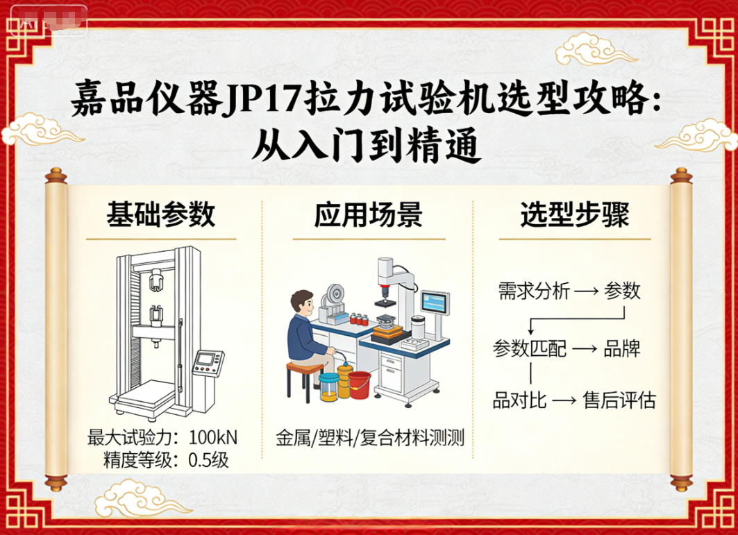 拉力试验机选型攻略:从入门到精通