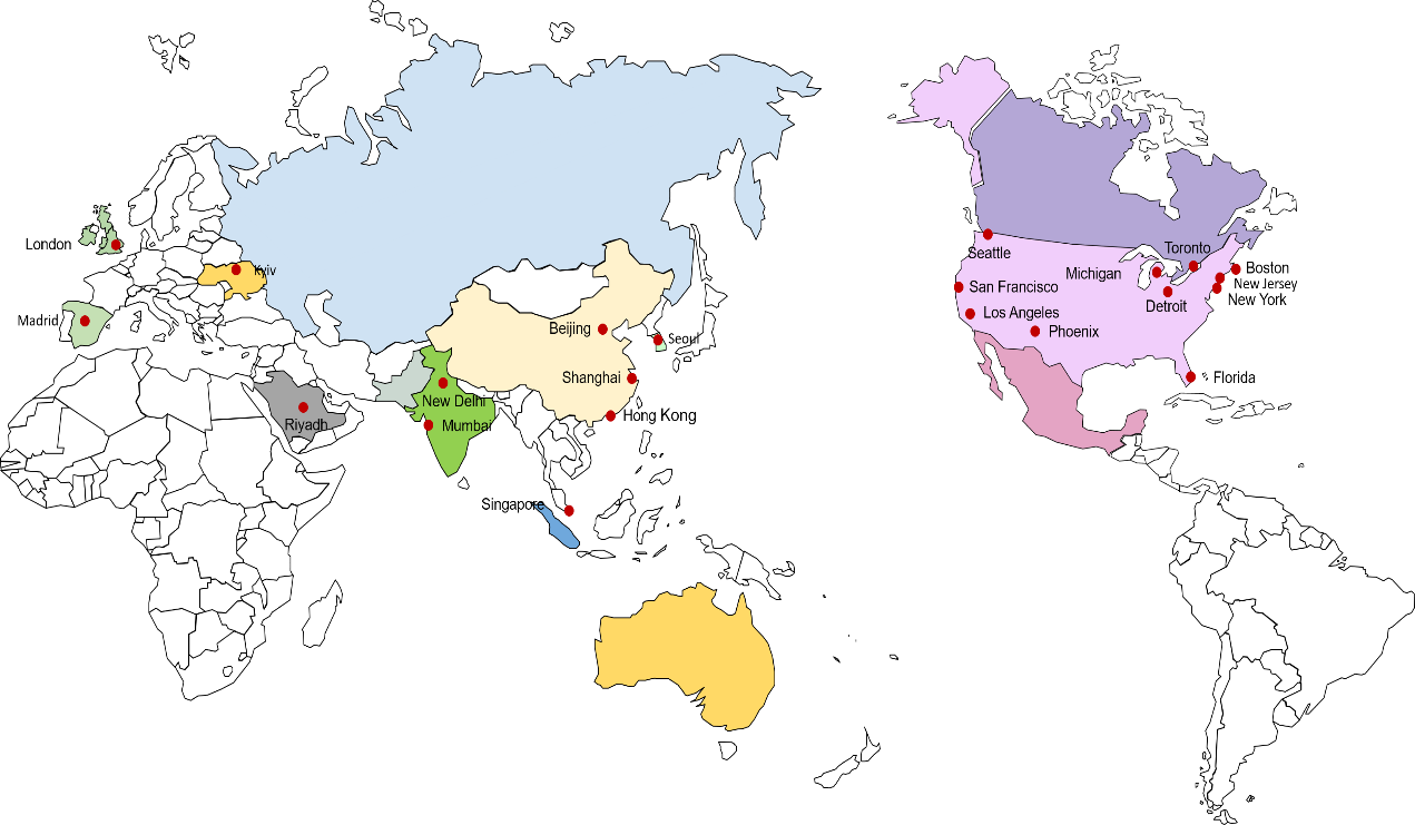 Alumni Network Map