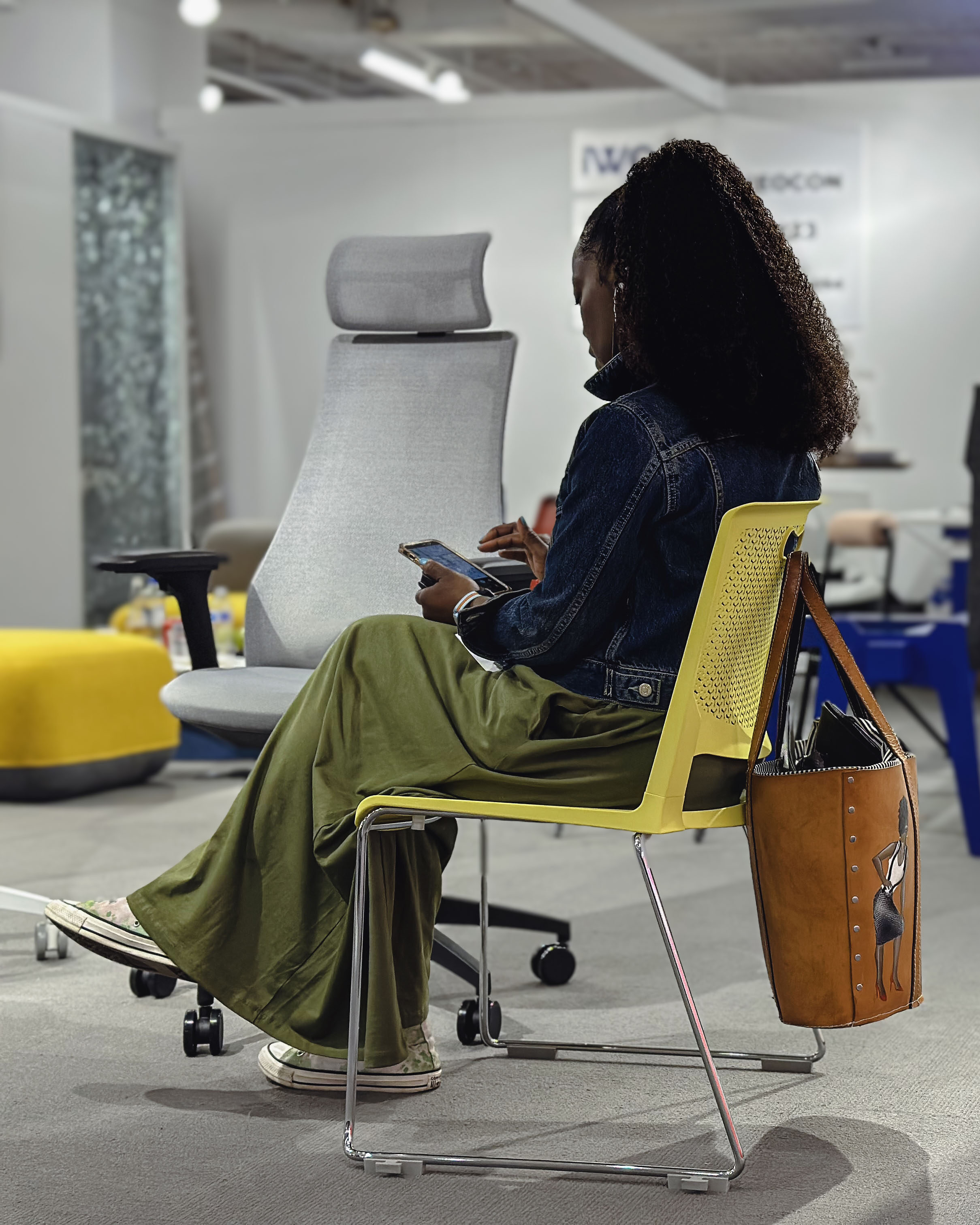 Design team sketching chair concepts