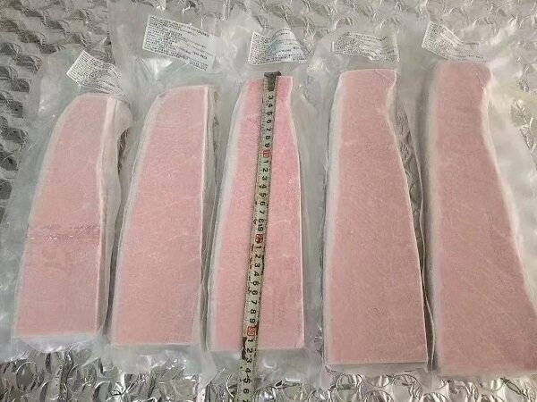 Ultra-low temperature bluefin tuna belly