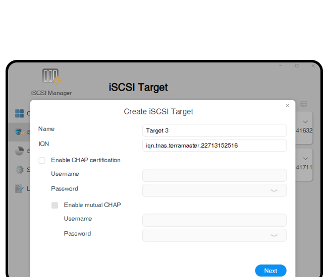 自定义 iSCSI 目标 IQN