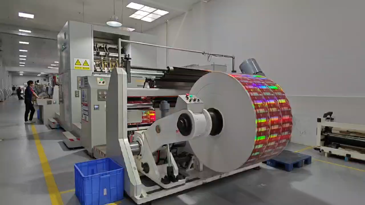 Roll-to-Roll Rotary Hot Foil Stamping