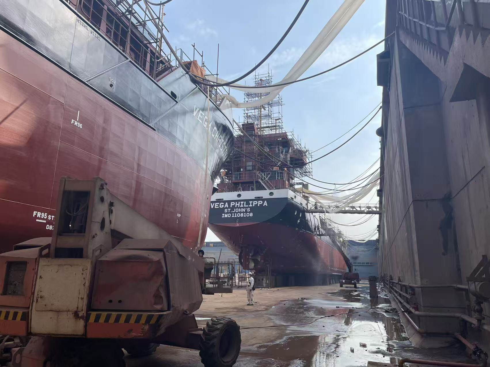 VEGA PHILIPPA 船坞 - VEGA PHILIPPA in Dry Dock