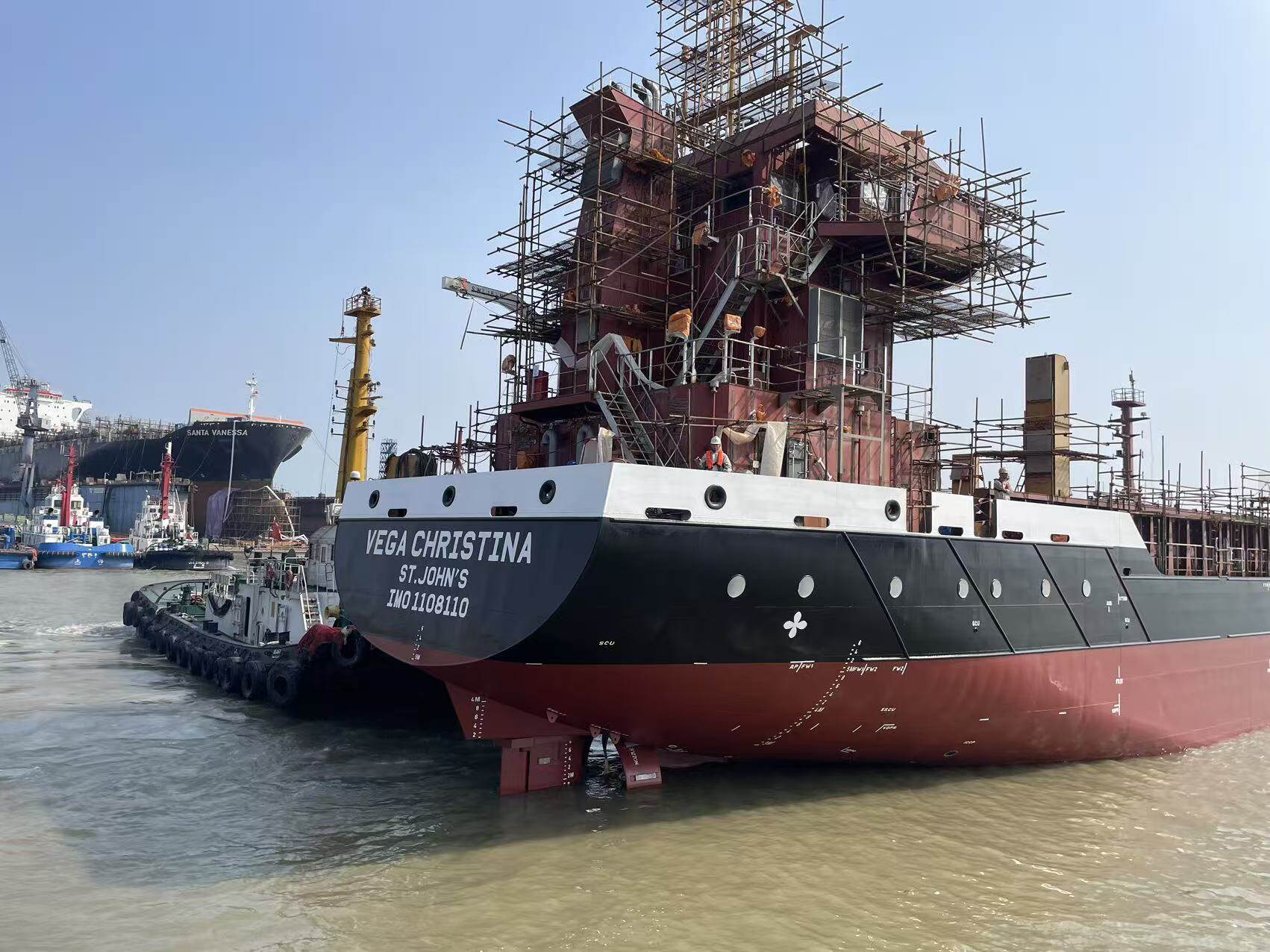 VEGA CHRISTINA 下水 - VEGA CHRISTINA Launching