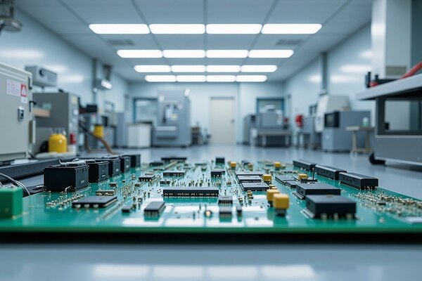 Real photo of the motherboard PCB