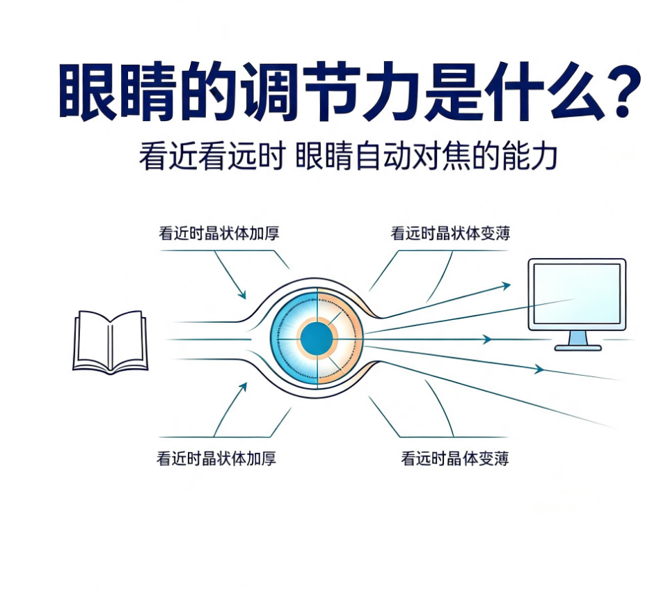 查尔斯顿资讯眼睛的调节力是什么?哪些因素容易导致调节力下降?