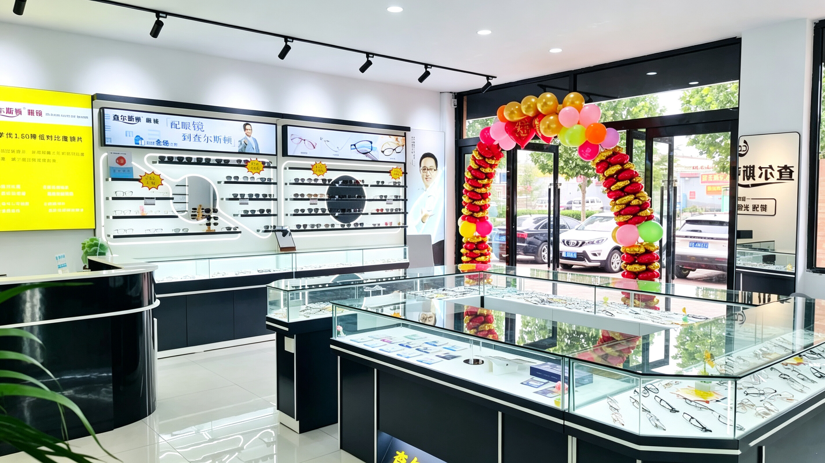Charleston Glasses · Community Convenience Store – Real Store View