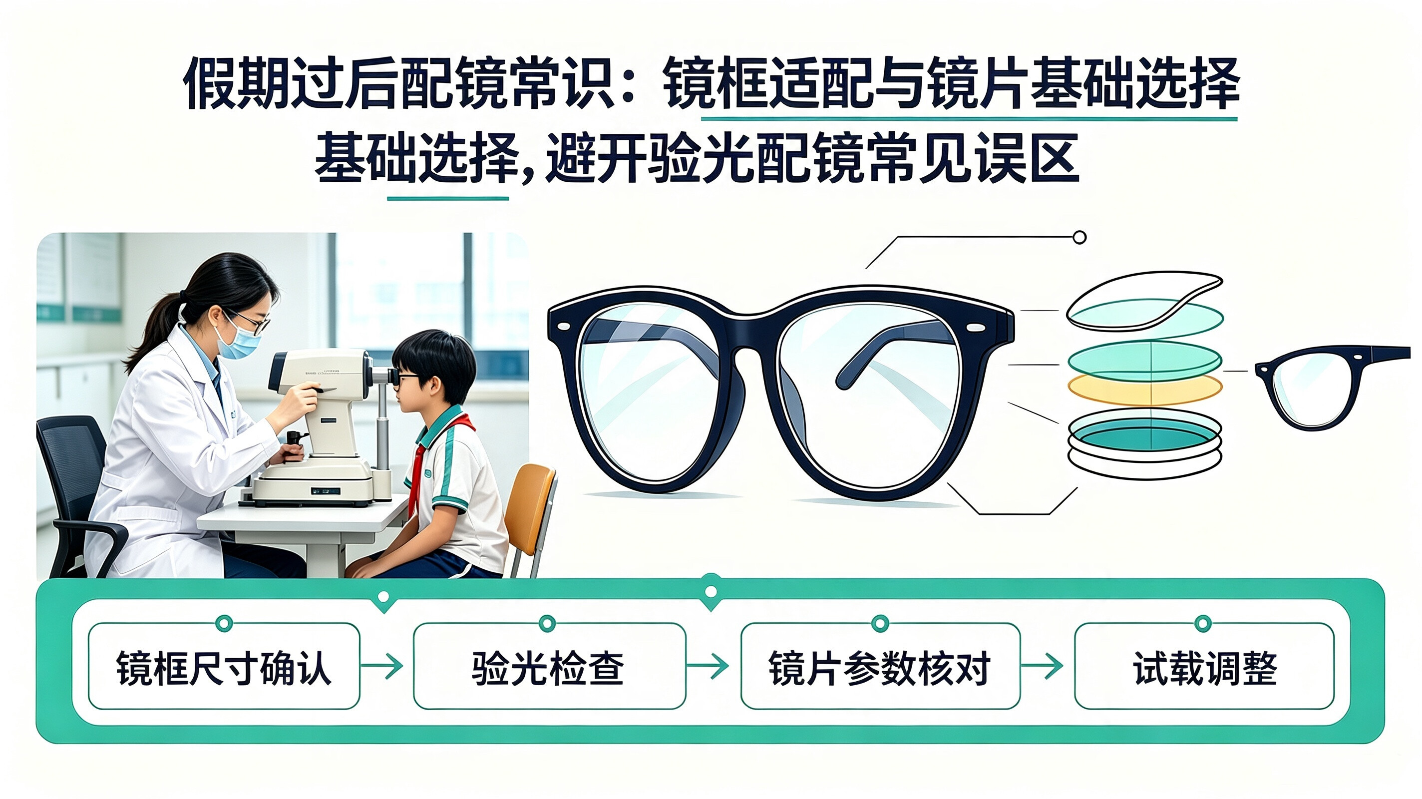 查尔斯顿资讯镜框适配与镜片基础选择，避开验光配镜常见误区