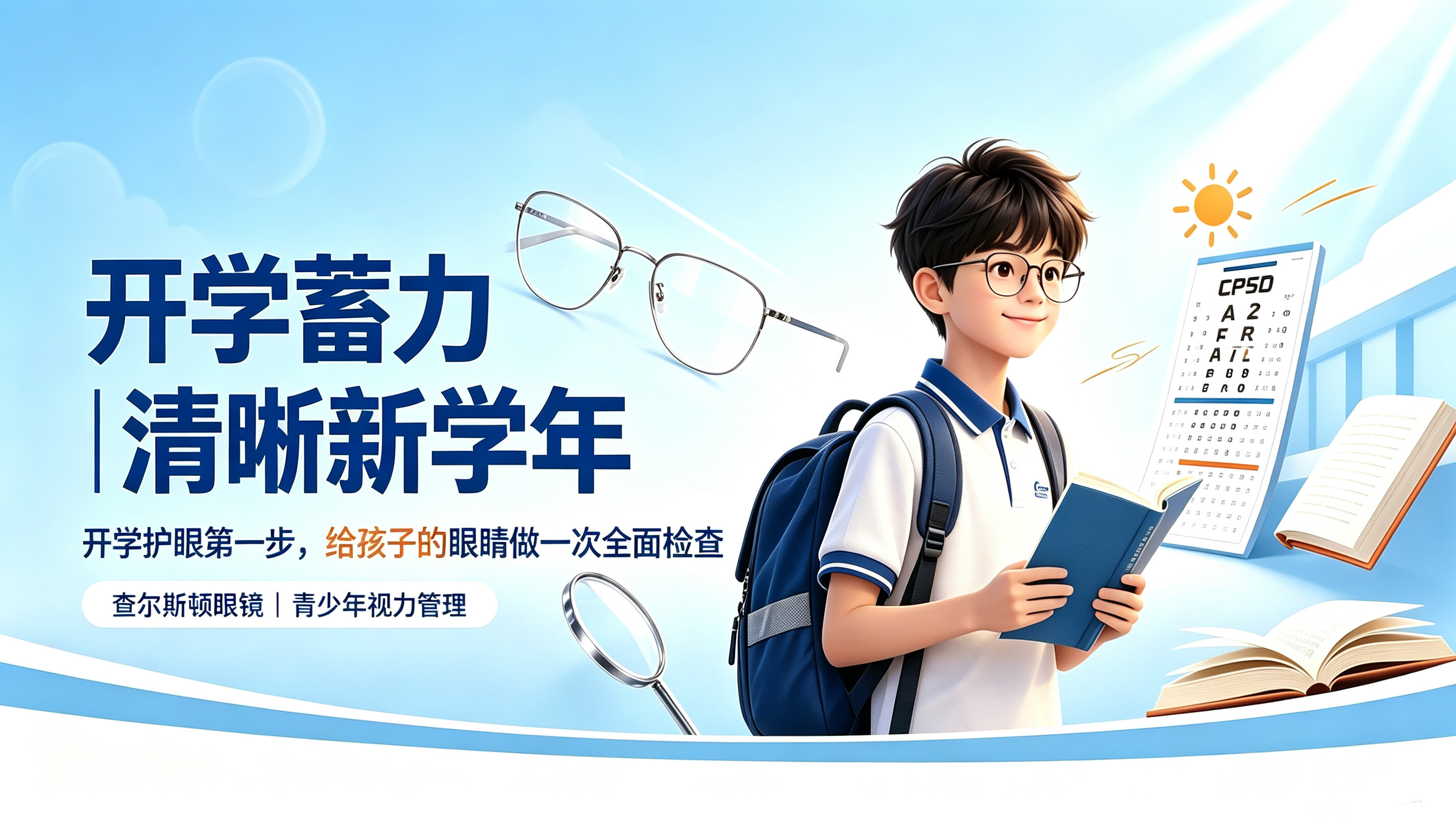查尔斯顿资讯开学季 | 来查尔斯顿做好三件护眼大事!
