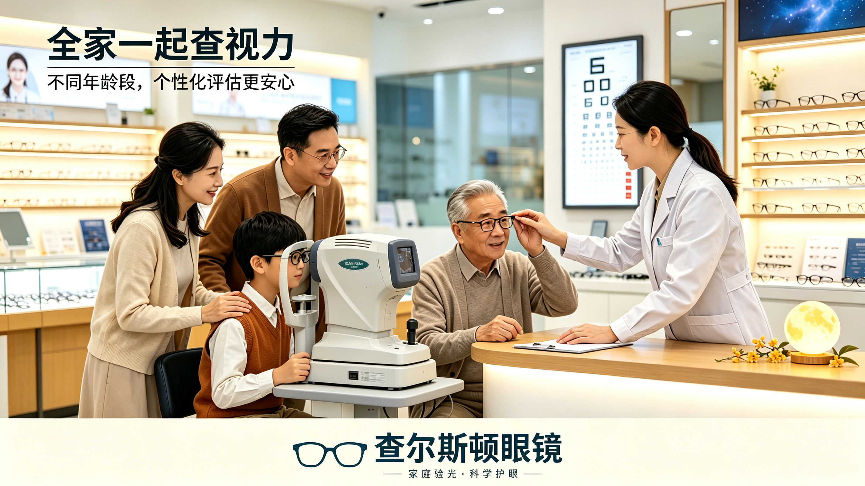 查尔斯顿资讯中秋团圆,关注全家视觉健康:家庭验光与科学护眼常识
