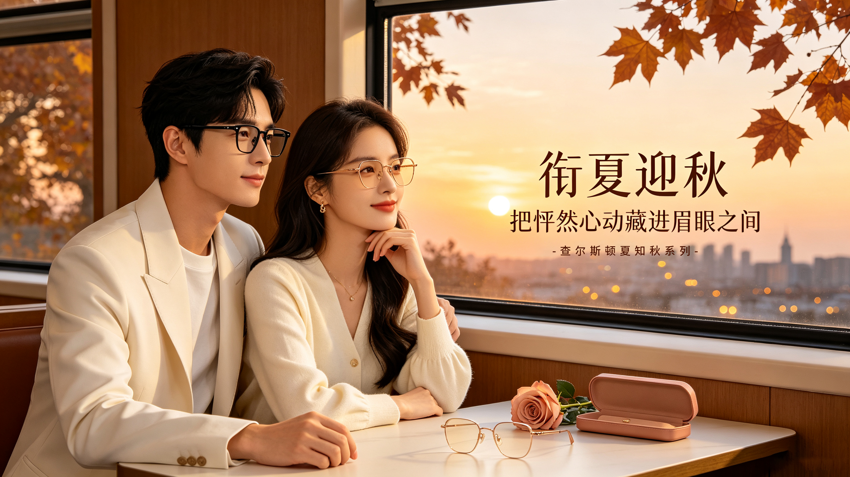 查尔斯顿资讯七夕氛围|查尔斯顿眼镜夏知秋系列