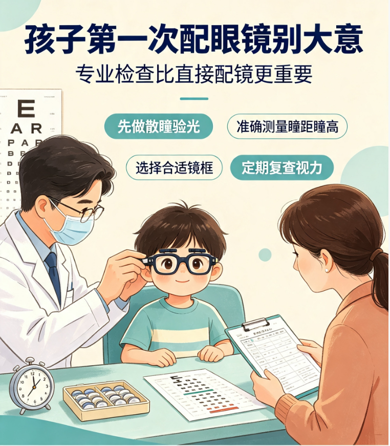 查尔斯顿资讯儿童第一次配眼镜时需注意什么,有哪几个常见问题?