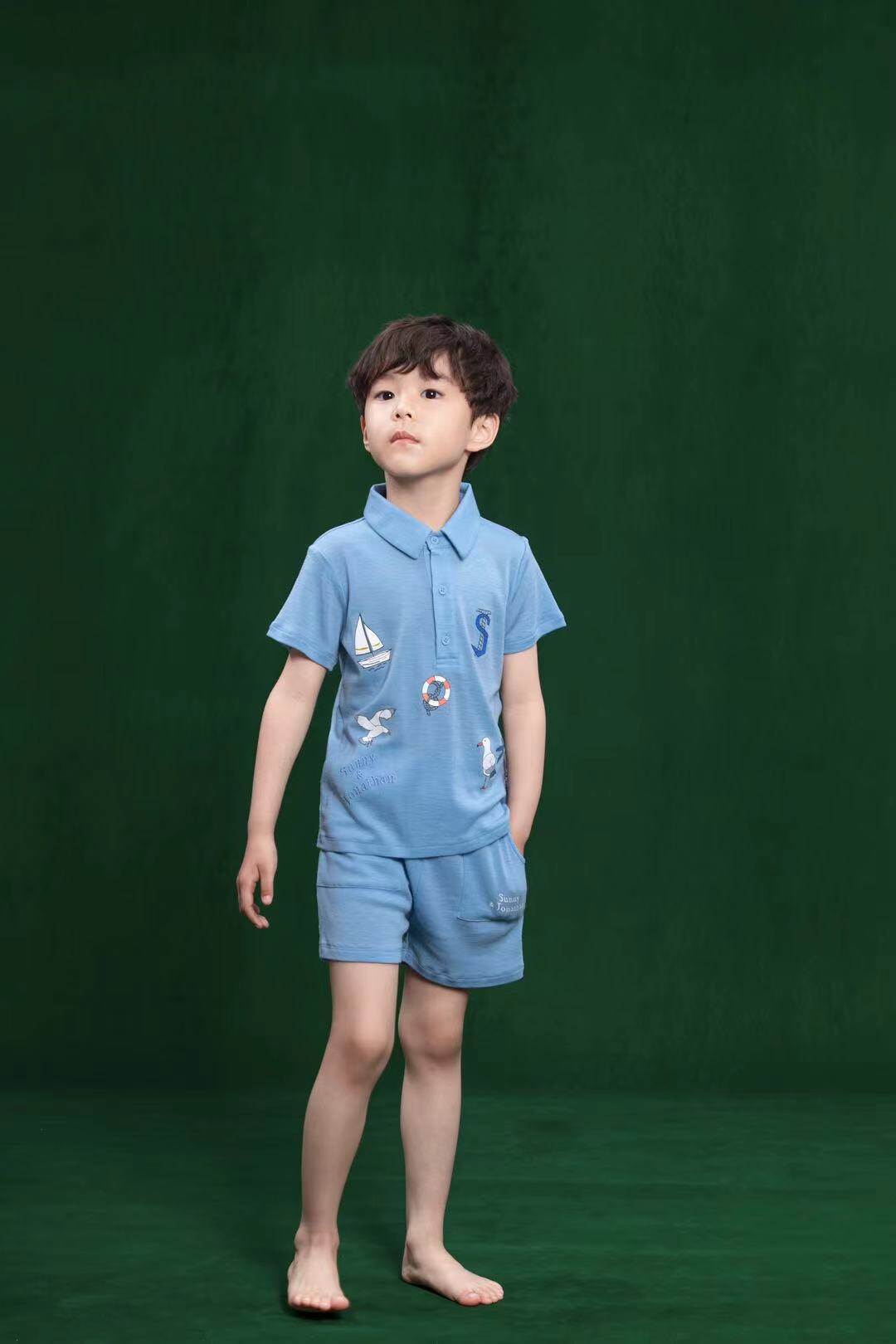 Australian Merino Boys' Polo Set