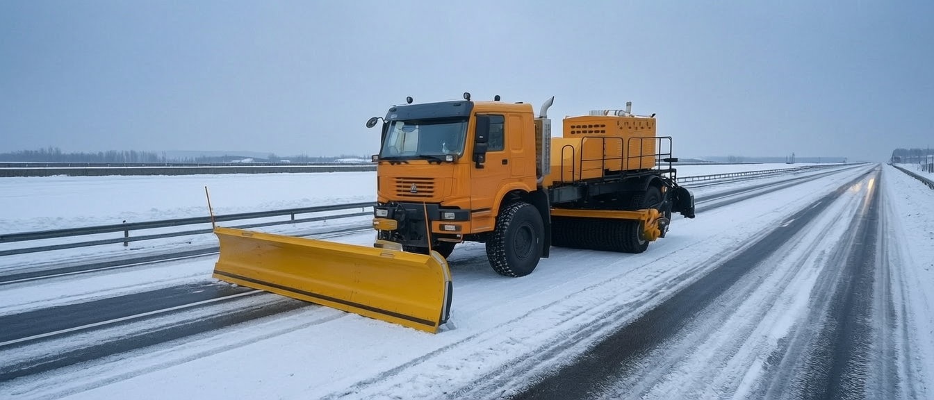 三合一热吹扫雪车SM117S