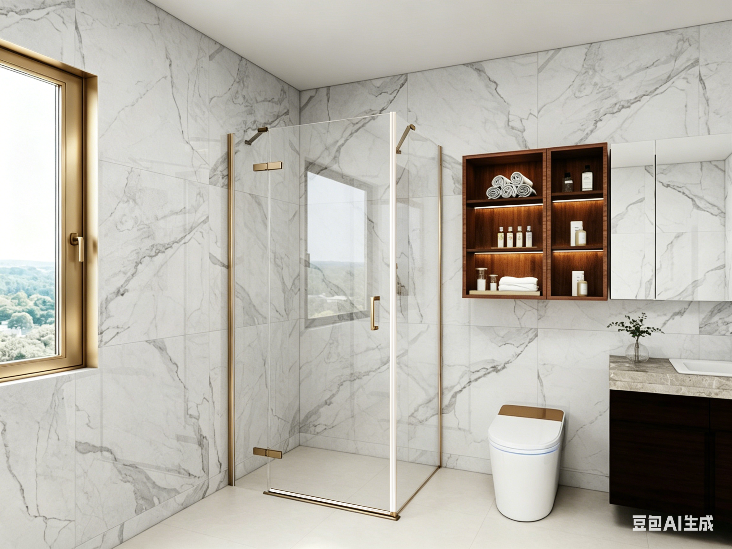 Hinged Shower Enclosure
