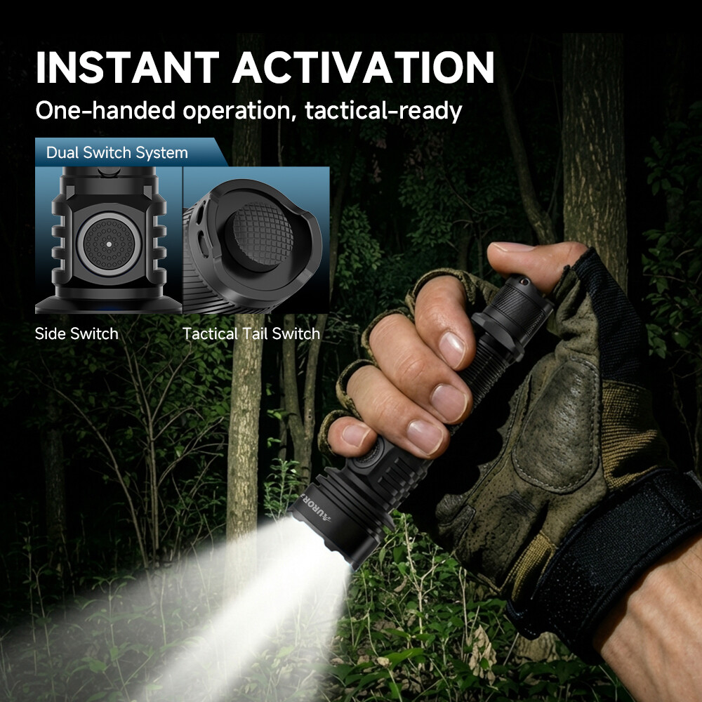 T1 High-Lumen Tactical Flashlight - Product View