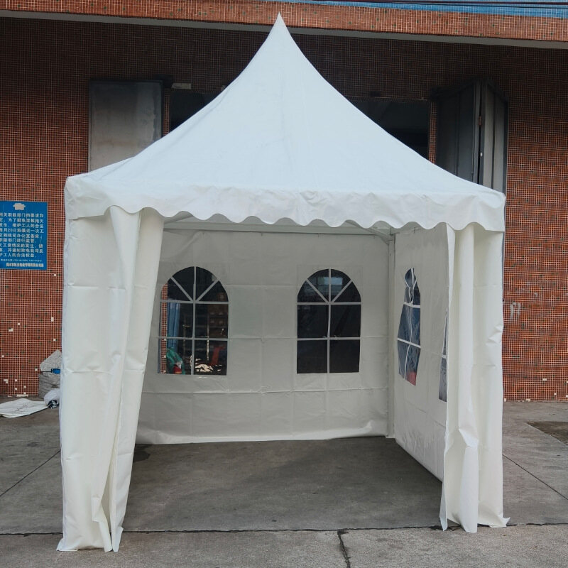 White Pointed Tent