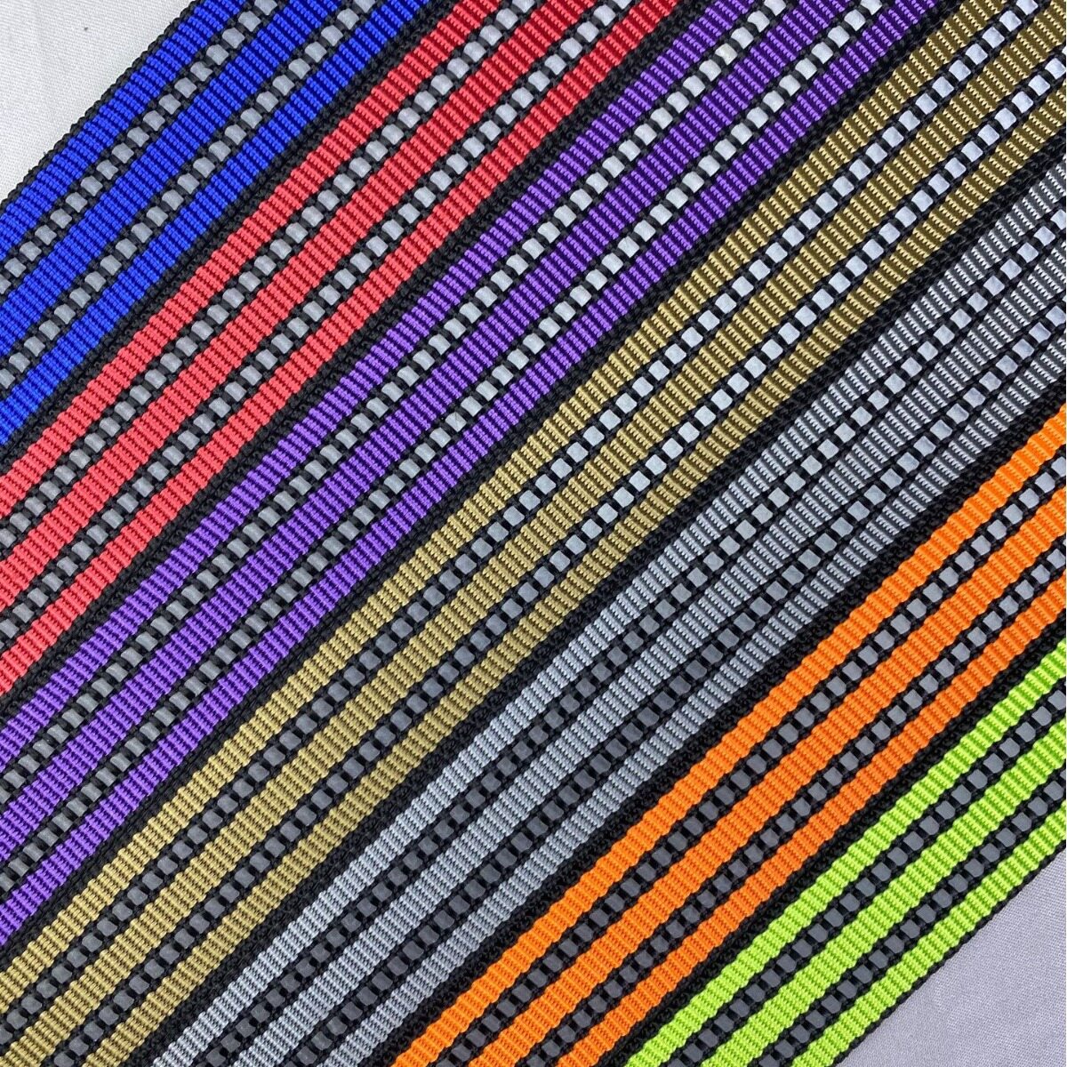 Glow-in-the-dark webbing