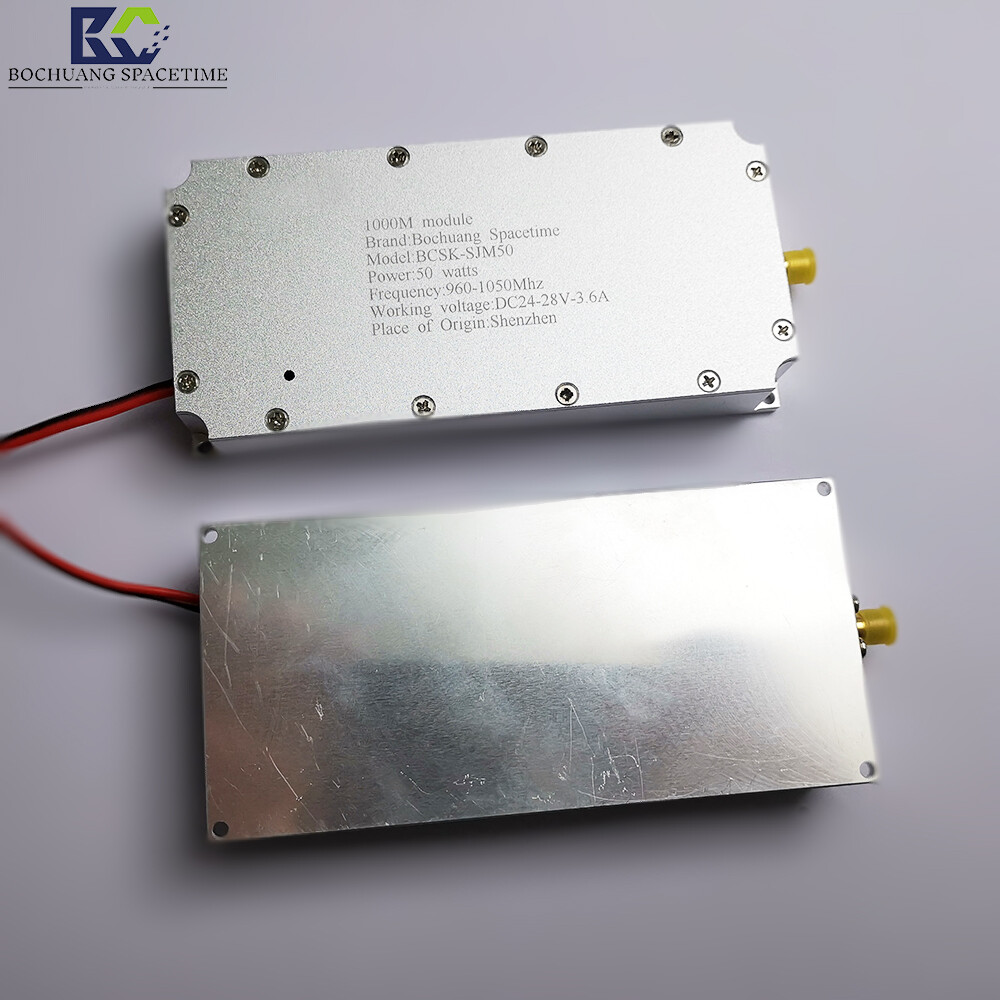 BCSK-SJM50型 连续波射频功率放大模块 965-1050MHz 50W高增益功放板带环形器