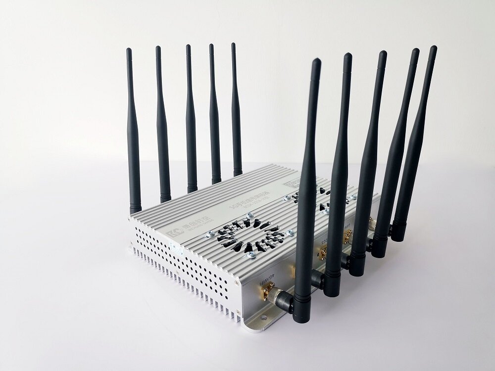Bocuang Space-Time BSKS-101B-10 10-Channel 5G Cell Phone Signal Jammer | 2G/3G/4G/5G/WiFi Full-Band Blocking, High-Power Jammer for Prison Cells