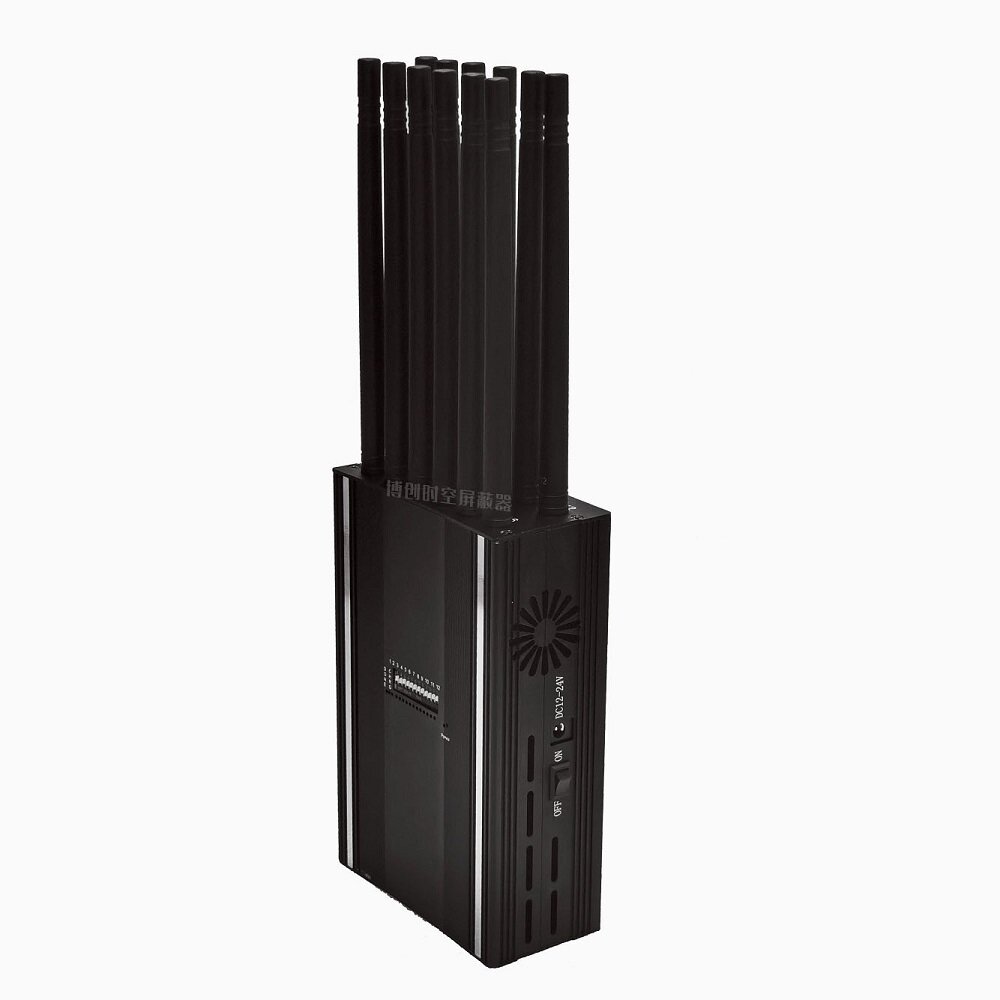 12-Channel Handheld Cell Phone Signal Jammer (2G-5G/GPS/WiFi/ Remote Control) | BOCUANG Space-Time