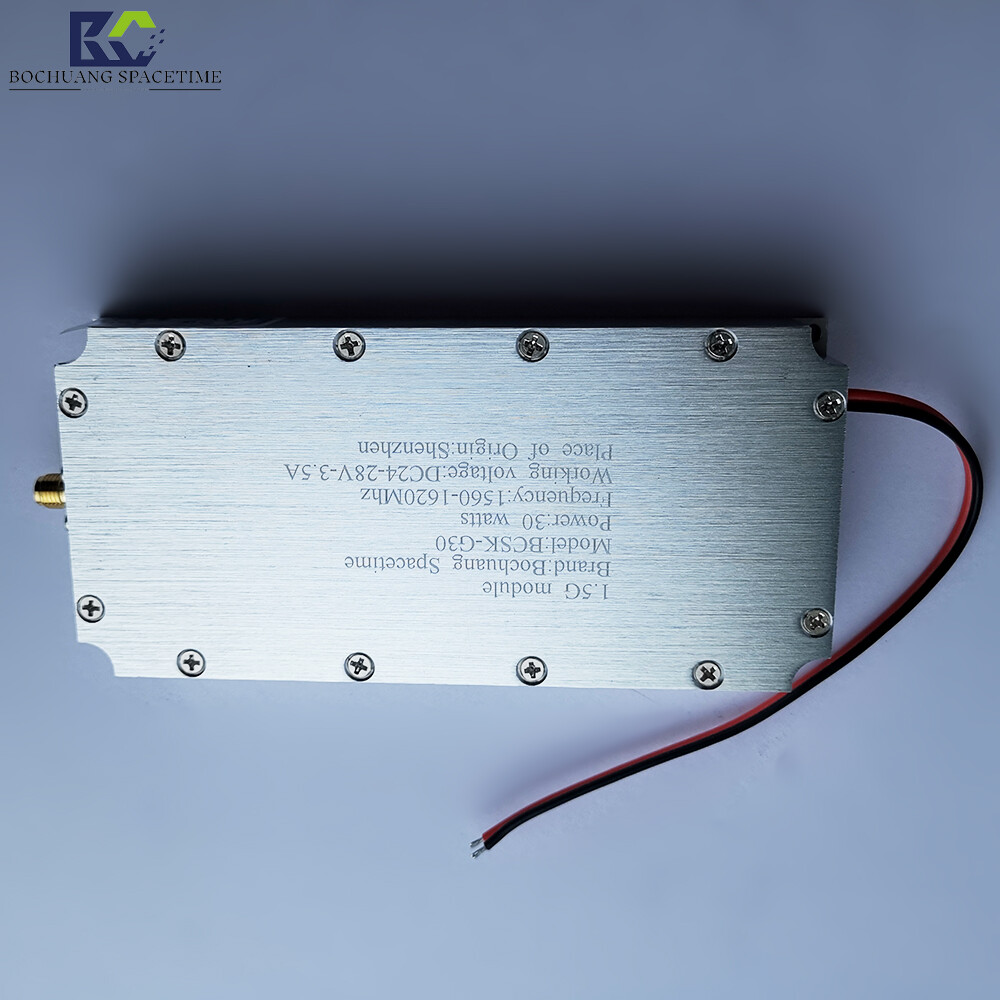 博创时空 BCSK-G30型 1.5GHz 30W射频功率放大模块 | 无人机反制与GPS信号压制核心组件