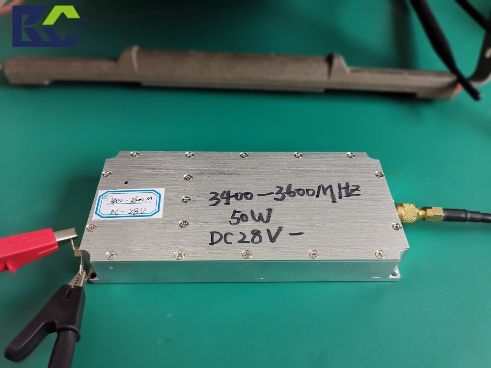 BCSK-SJ5G50型 5Ghz场效应大功率放大模块 50W射频功放 3.4G-3.6G频段 无人机反制专用