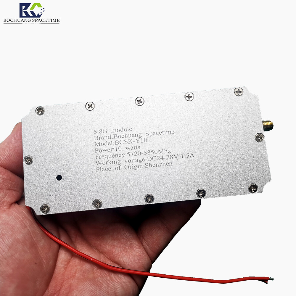 BCSK-Y10 Type 5.8Ghz RF Power Amplifier Module, 10W, 5720-5850MHz, Industrial Grade Drone Defense and Interdiction Unit