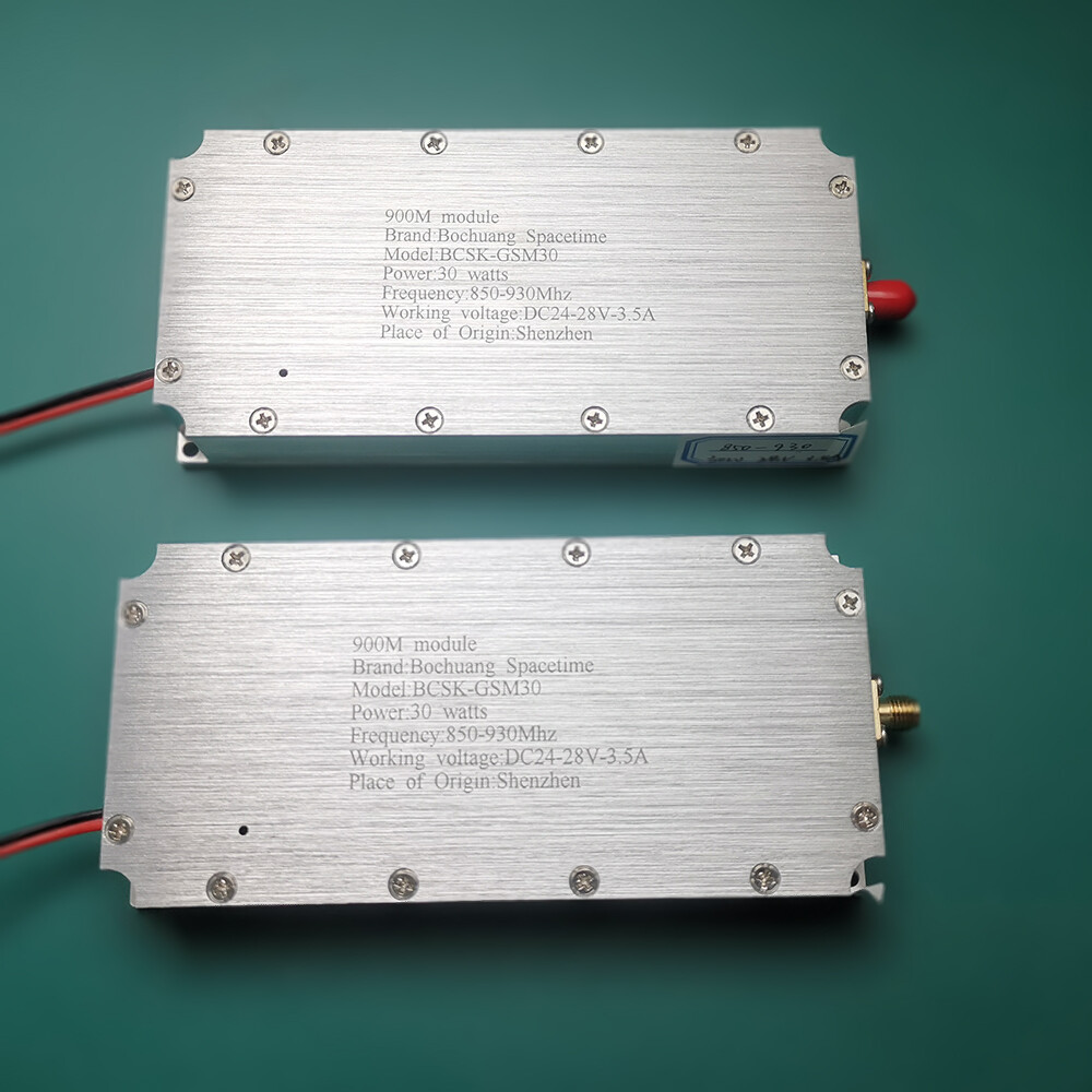 博创时空 BCSK-GSM30型 900MHz 30W 射频功率放大模块 | GSM手机信号屏蔽器与无人机反制专用组件