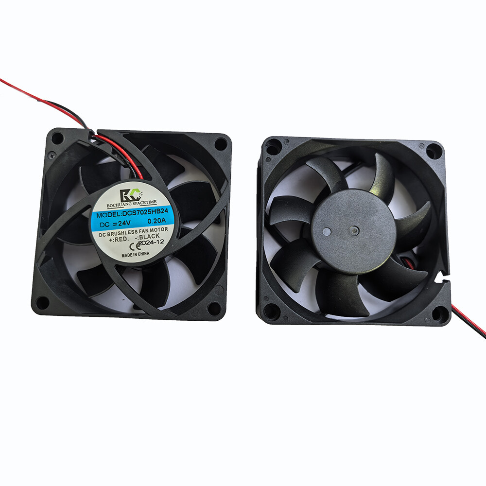 Industrial-Grade Waterproof, High-Temperature Resistant Cooling Fan | DC24V 0.2A 40*40mm High-Airflow Silent Axial Fan (Ideal for Drone Countermeasures / Variable Frequency Drives / Server Cooling)