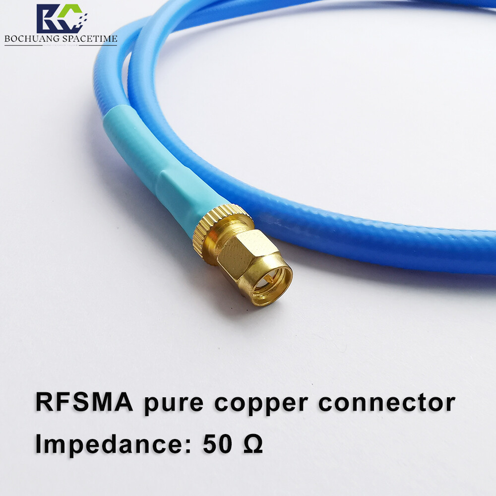 SMA Male-to-Male Semi-Rigid RF Cable | 50Ω DC-18GHz for RG402/RG405/50-3/50-7 Cables – For Drones, Test Equipment, and Base Stations