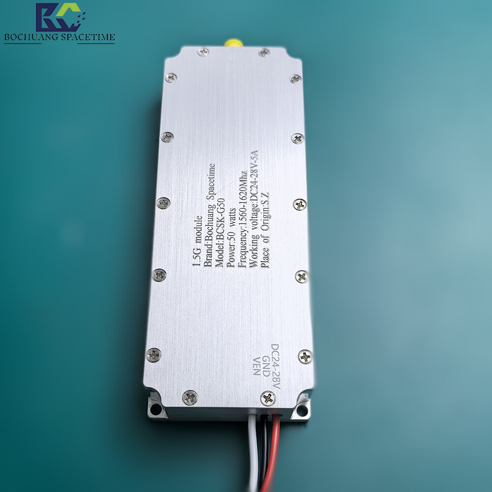 博创时空 BCSK-G50型 1.5GHz 50W射频功率放大模块 | GPS L1频段无人机反制设备核心组件