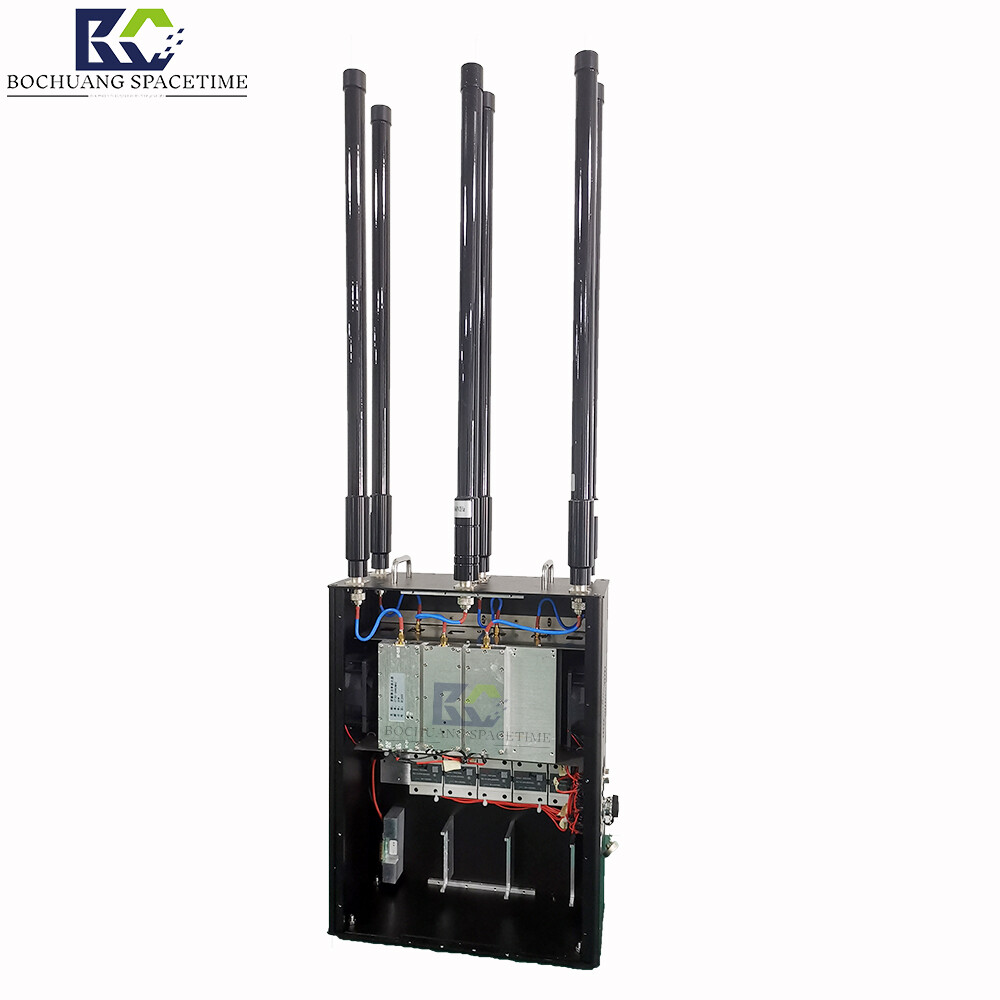 BCSK-BB08 Wearable Drone Jamming System 8 Band 0W High Power 500-1500 Meter Effective Range Portable Anti-Drone Interference Device