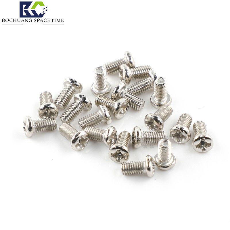 M2.5×8mm Nickel-Plated Phillips Pan Head Screw | Special Fastener for Bochuang Space-Time Module 1400 pcs/bag; Suitable for Communication Equipment, RF Modules, and Chassis Assembly