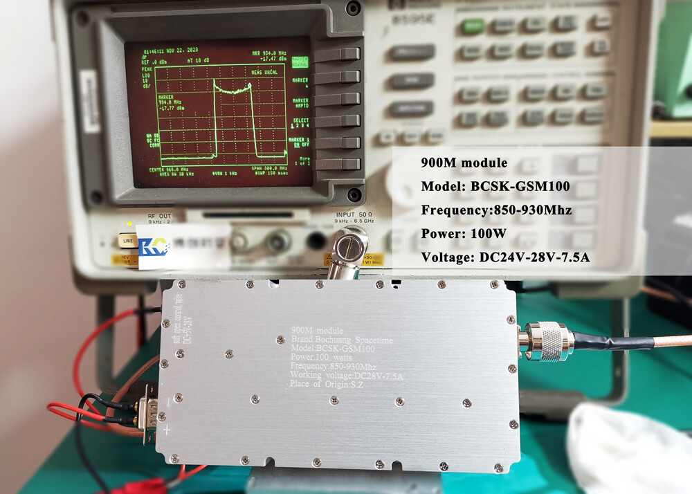 900Mhz Bandwidth Frequency Amplifier 100W Transceiver Module, Direct from BCSK-GSM100 Supplier 850-930MHz RF Power Amplifier