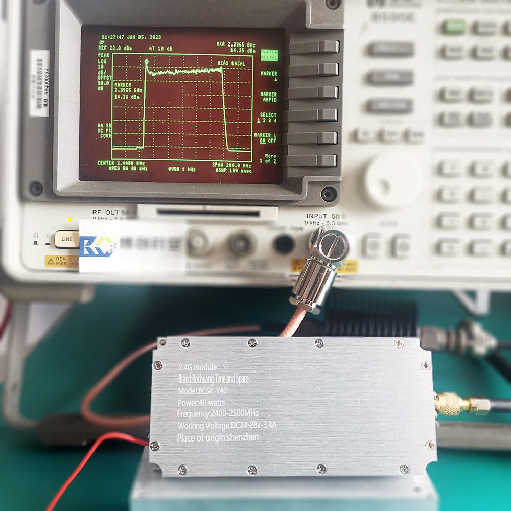 博创时空 BCSK-W40型 40W 2.4GHz 宽带射频功率放大模块 | 无人机反制与WiFi信号干扰专用功放