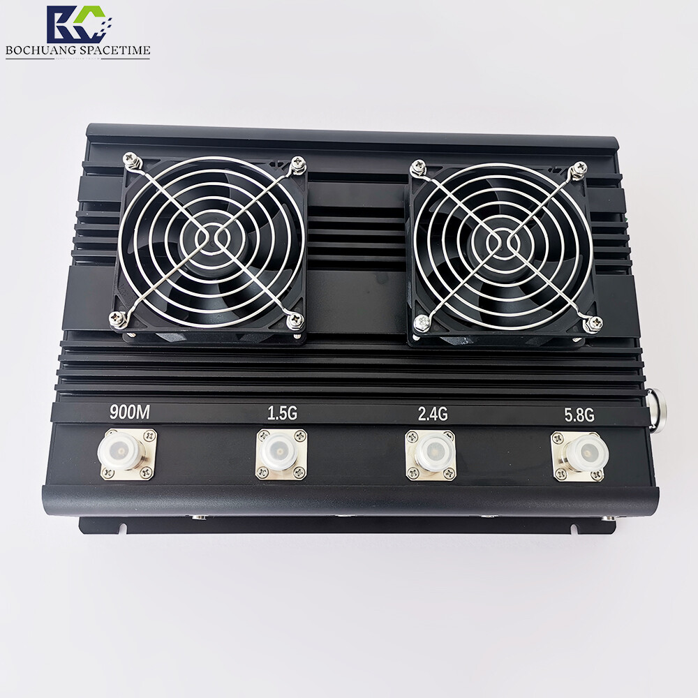博创时空 BCSK-TSWRJ04 单路10W户外无人机管控设备 900M/1.5G/2.4G/5.8G四频段射频干扰模块 工业级散热设计
