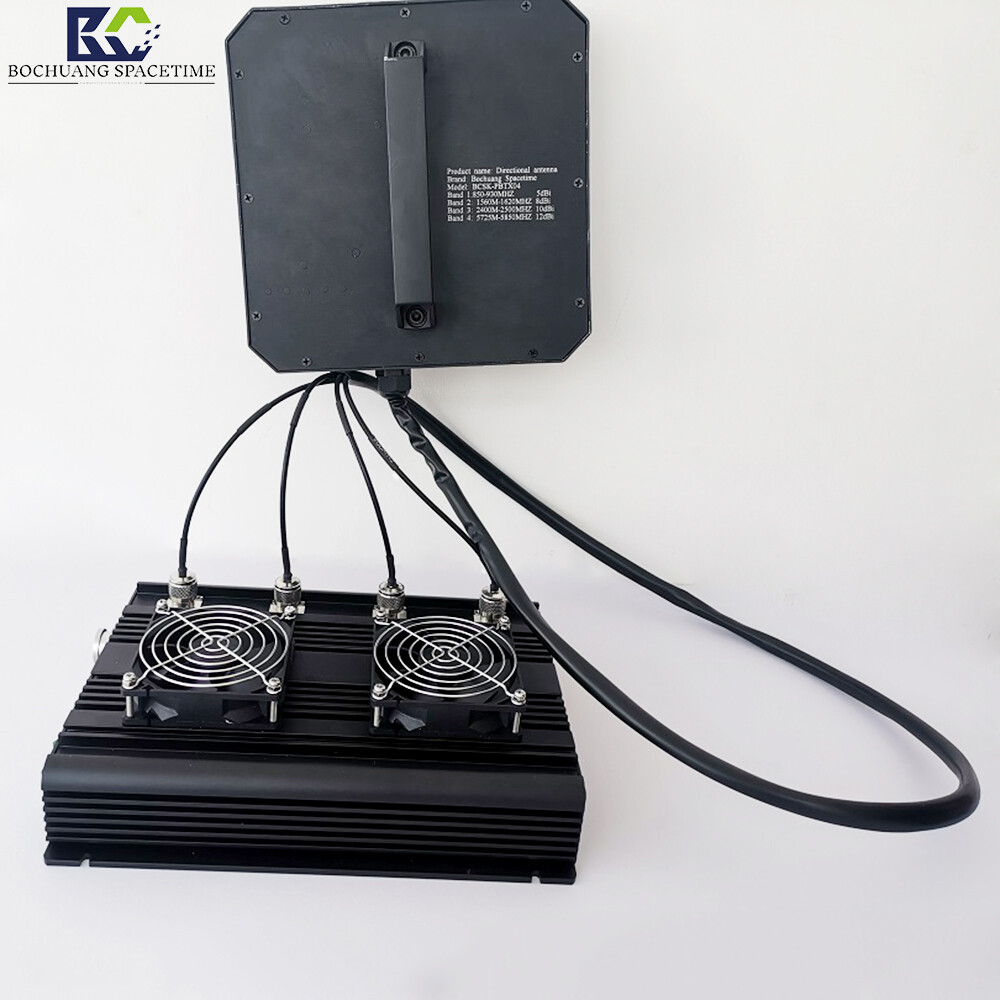 博创时空 BCSK-TSWRJ04 低空安防无人机射频信号抑制设备 四频段10W工业级散热模块 支持全向/定向天线切换