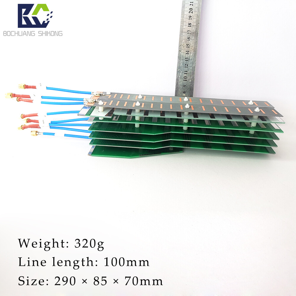 Bochuang Shikong BSK-ZH08 8-Band PCB Directional Antenna | 433M+868M+900M+1.2G+1.5G+2.4G+5.2G+5.8G High-Gain SMA Interface for Drone Jammers, Signal Jamming, and Communication Enhancement