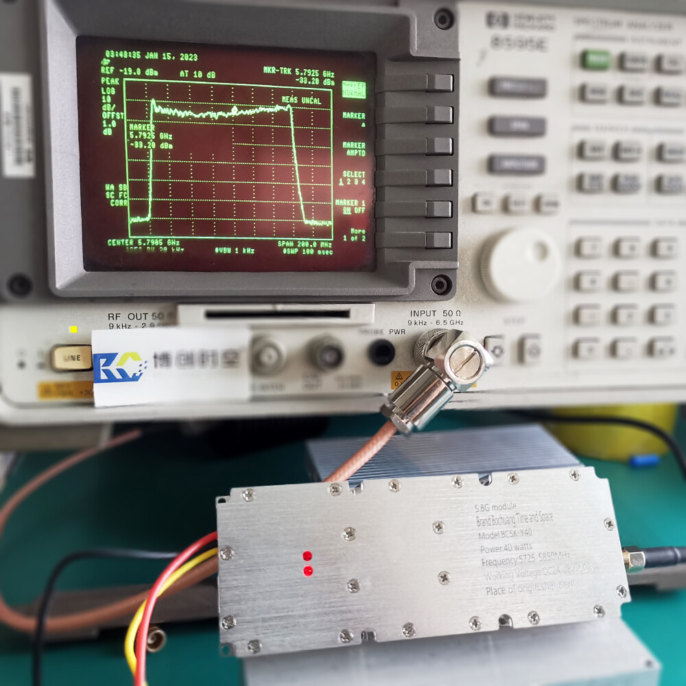 Bocreate Timespace BSKS-Y40 Type 5.8GHz Gallium Nitride Power Amplifier Module 40W Linear Amplifier, RF Amplifier for Drone Countermeasures