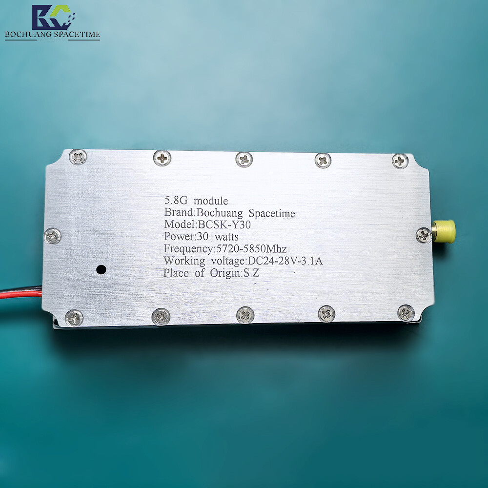 BCSK-Y30 Model 5.8GHz Linear Power Amplifier Module 30W 5720-5850MHz Industrial-Grade Drone Countermeasure Amplifier