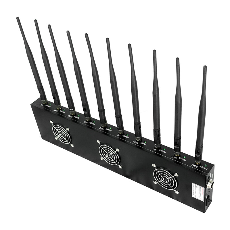 博创时空BCSK-101A-10 10路5G手机信号屏蔽器 | 2G/3G/4G/5G/WiFi全频段阻断 大功率监狱专用屏蔽仪