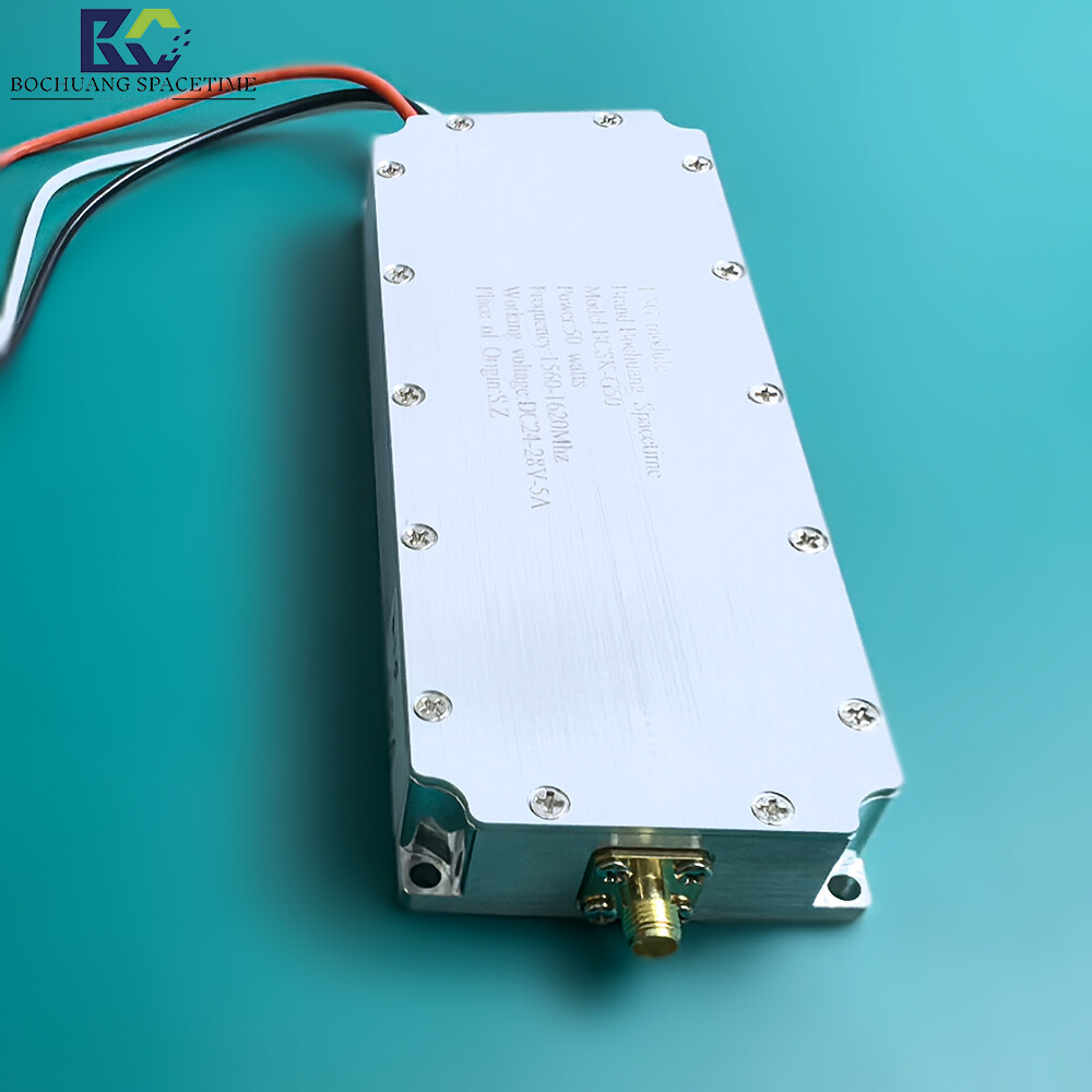博创时空 BCSK-G50型 1.5GHz 50W射频功率放大模块 | GPS L1频段无人机反制设备核心组件