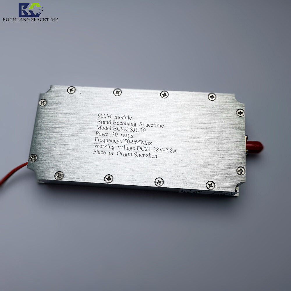 Bochuang Times BCSK-SJG30 Type 850M-965MHz 30W RF Power Amplifier Module | Designed for GSM/CDMA/2G Mobile Signal Jamming and UAV Countermeasure Systems
