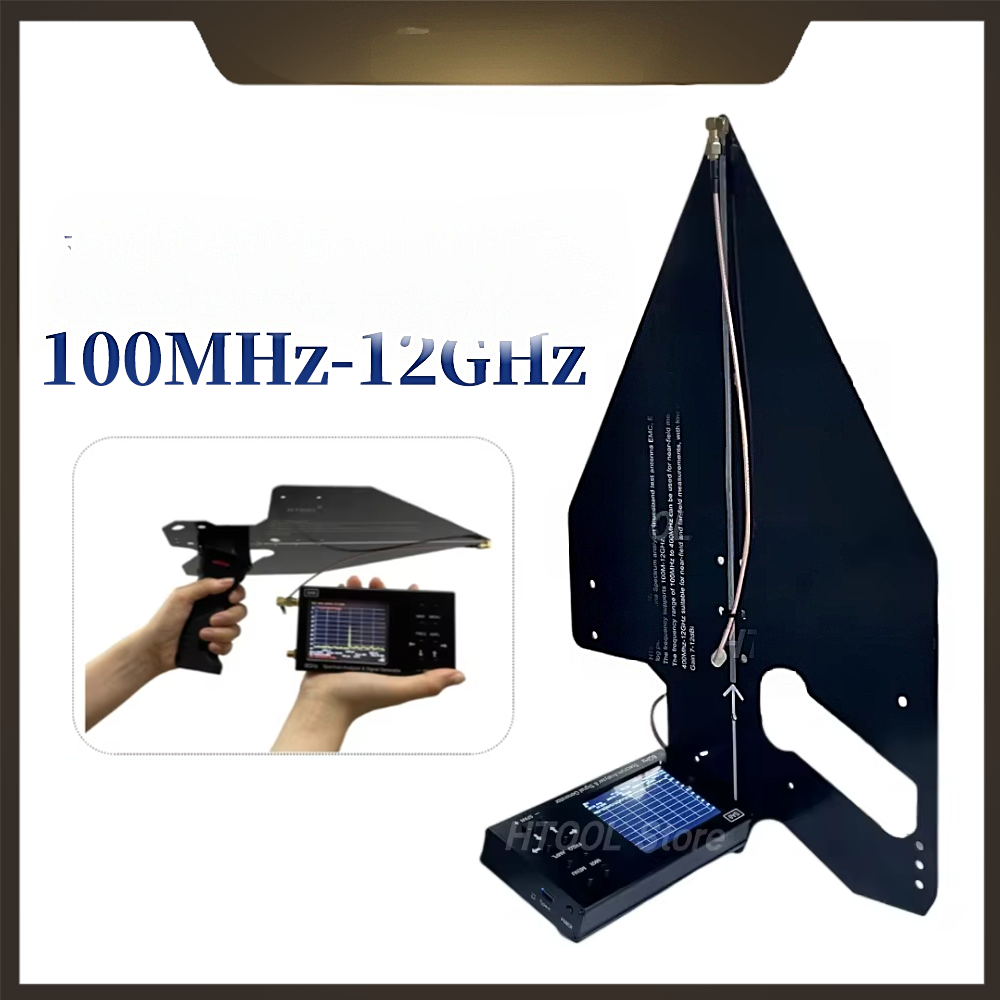 HT8 超宽带对数周期定向天线 100M-12GHz 无人机侦测PCB定向天线 信号测向与频谱分析专用