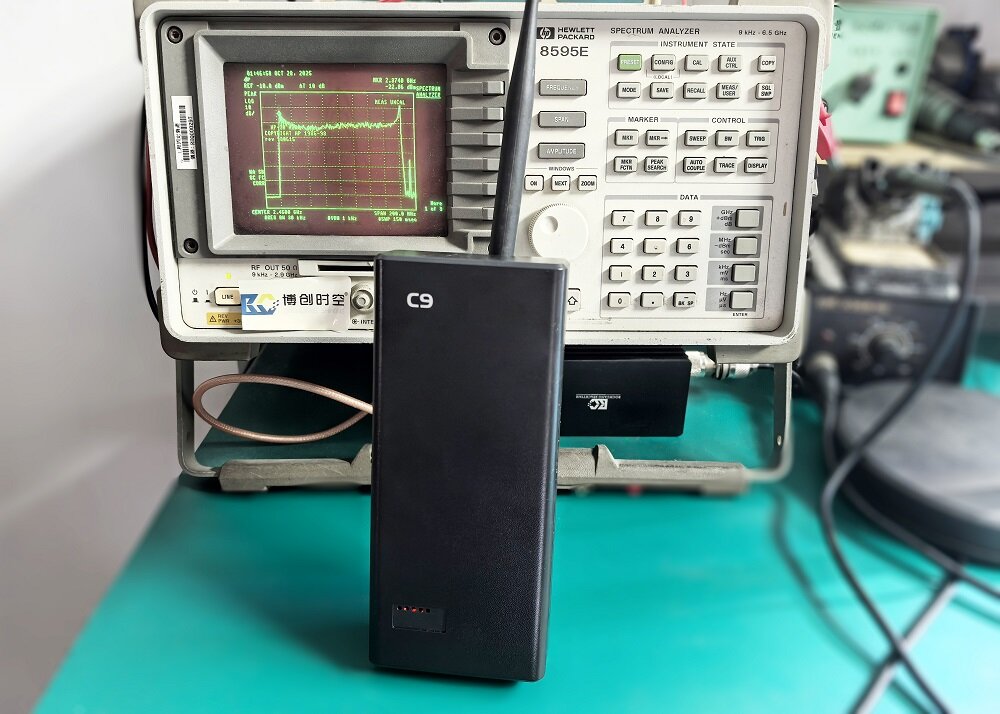 C9 2.4G + 5.2G + 5.8G Tri-Band WiFi Wireless Hotspot Jammer | Portable Full-Band Signal Blocker | For Exam Halls, Conference Rooms, and Secure Facilities | Direct from Shenzhen Bochuang Shikong
