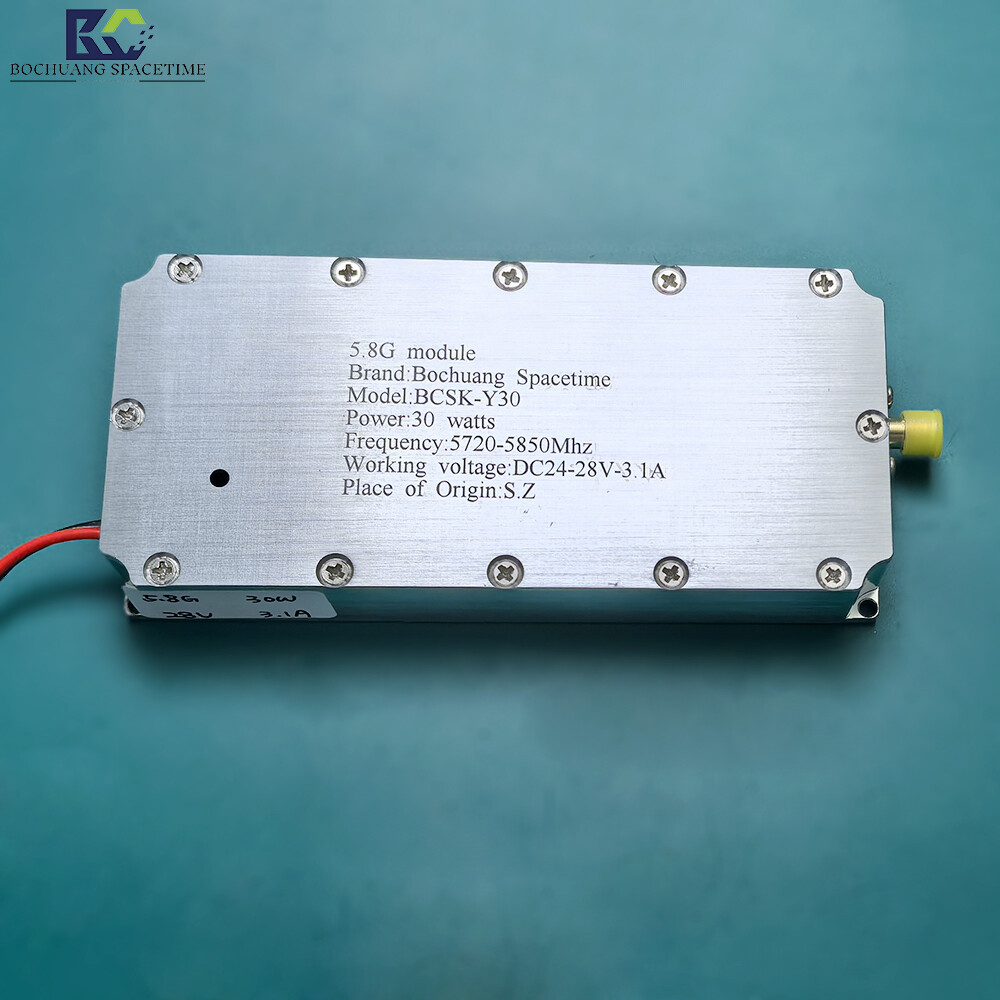 BCSK-Y30 Model 5.8GHz Linear Power Amplifier Module 30W 5720-5850MHz Industrial-Grade Drone Countermeasure Amplifier