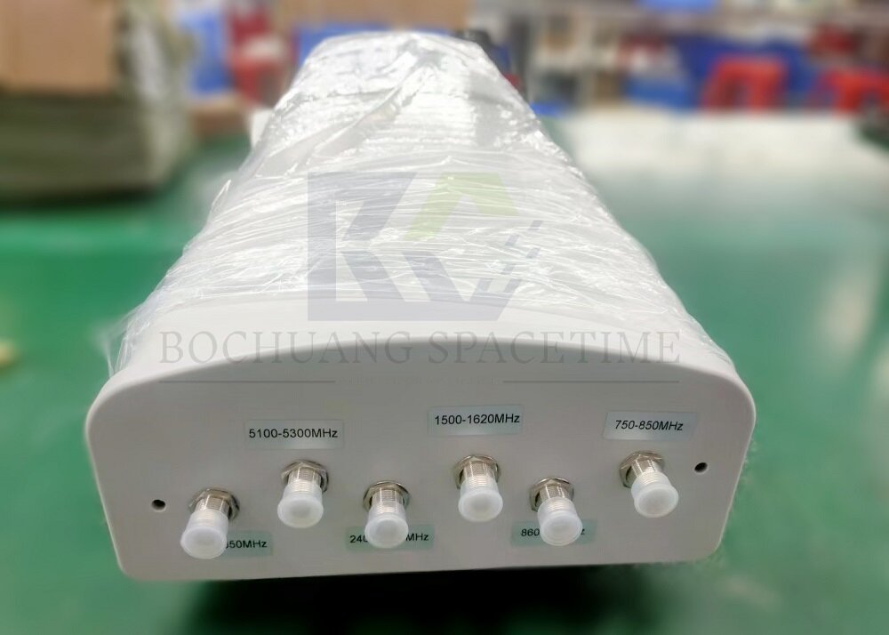 BCSK-JZTX10-N-K Outdoor 10-Band Base Station Directional Antenna | 300-5925MHz Ultra-Wideband 100W High-Power 5G/4G/WiFiMulti-Frequency Drone Jammer Antenna